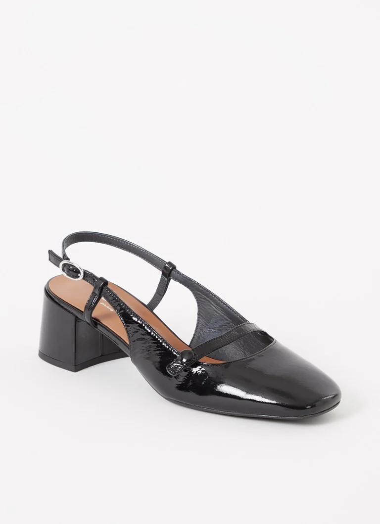 Jonak Dario patent leather slingback
