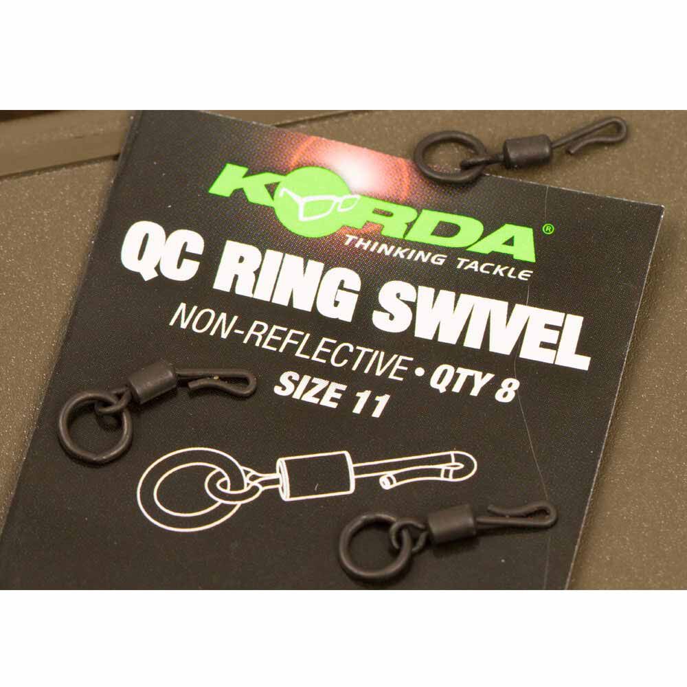 Emerillon carpe korda kwick change ring swivel (x8)