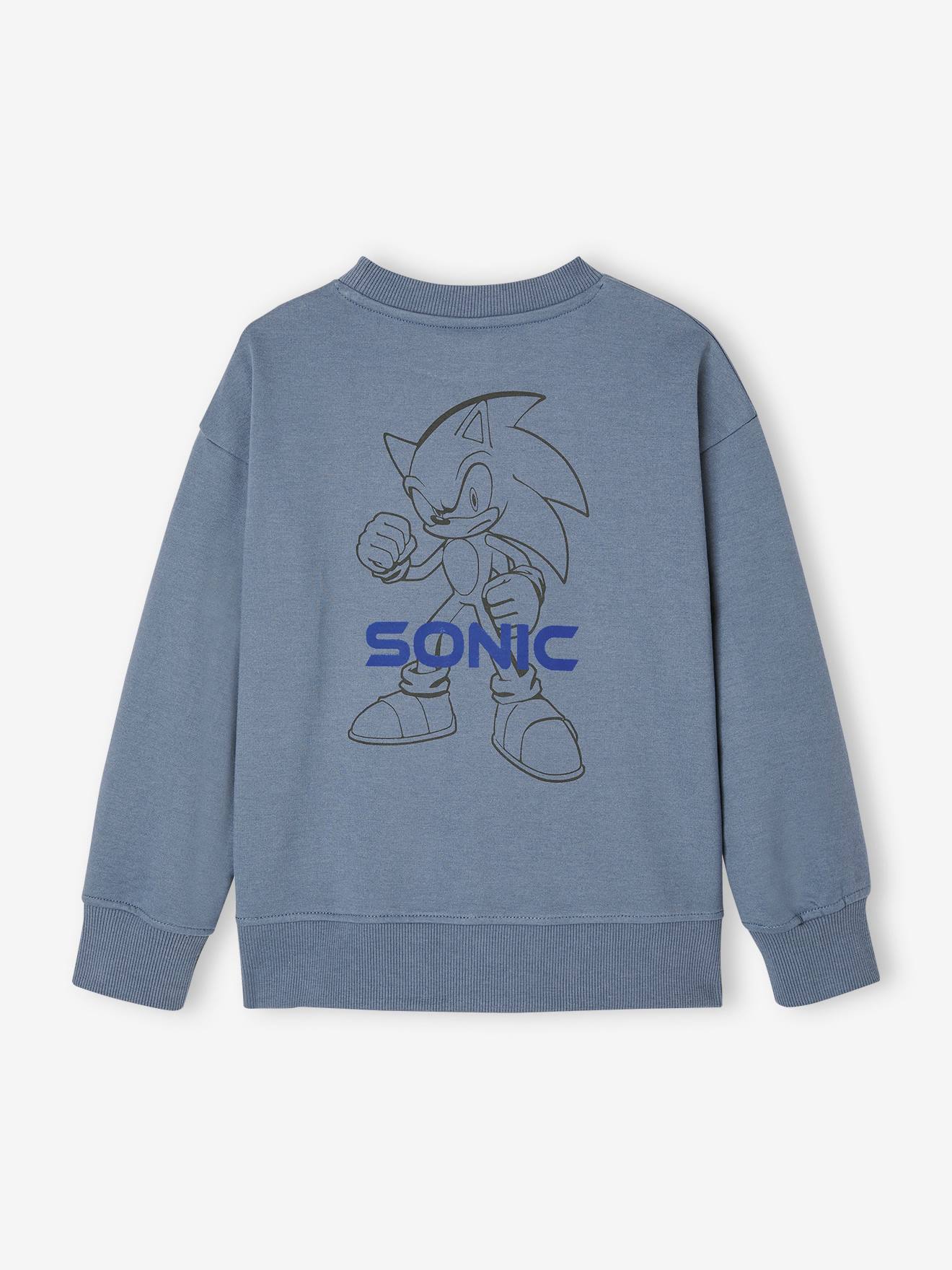 Sonic Kinder Sweatshirt The Hedgehog SONIC - graublau