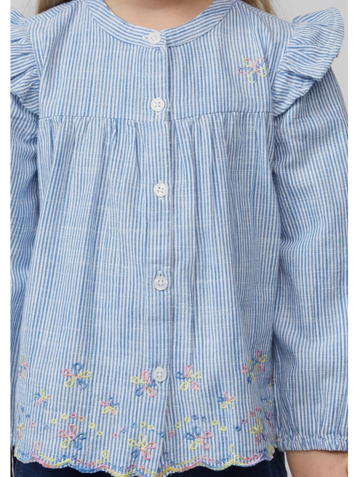 s.Oliver Bluse langarm in Blau günstig kaufen