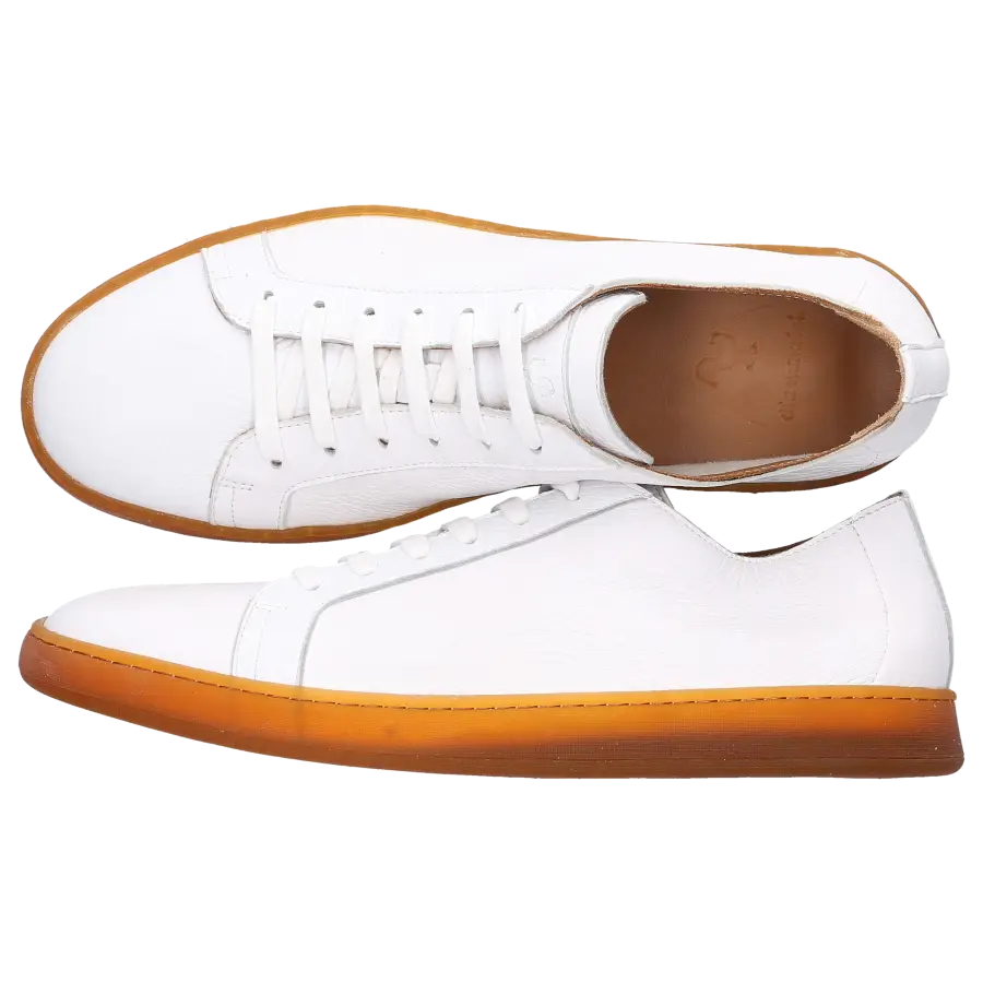 Elia Maurizi - Sneaker low 9980 Kalbsleder - weiß