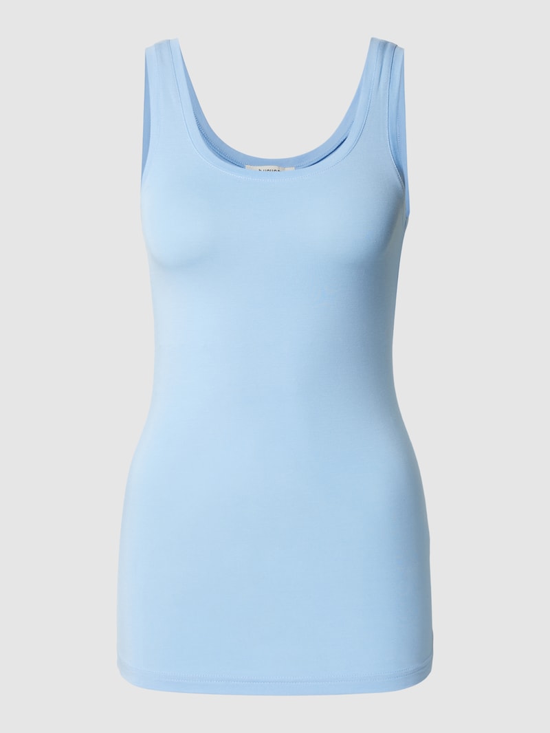 Top mit dünnen Trägern Modell 'PAMILA' in bleu