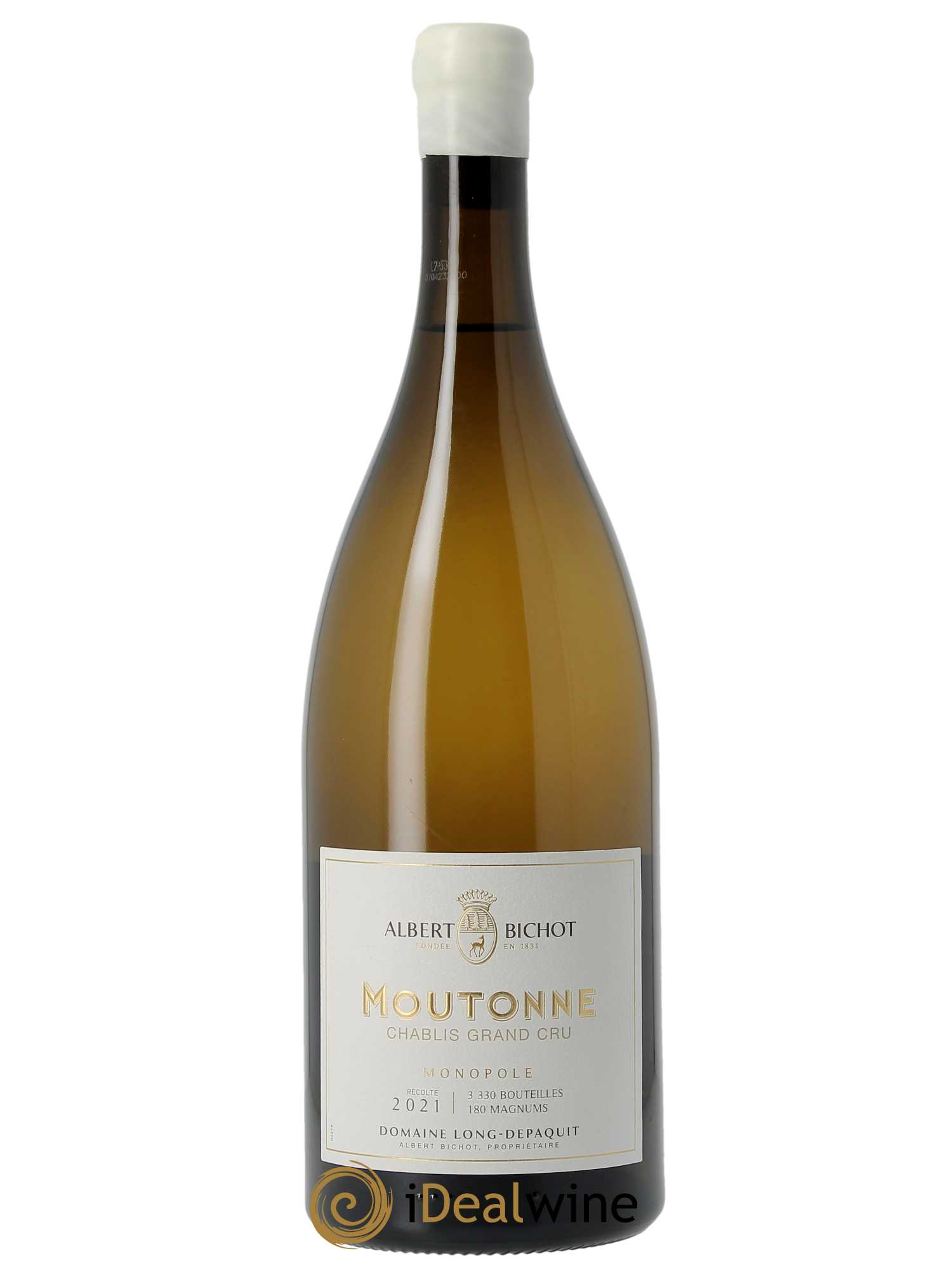 Chablis Grand Cru Moutonne Long Depaquit - Albert Bichot (Domaine)  2021 - Lot de 1 Magnum