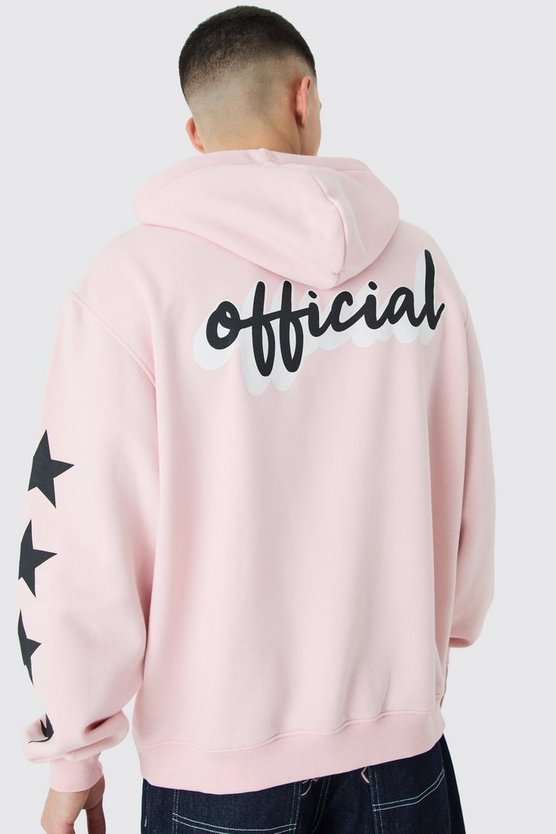 Official Oversize Hoodie mit Stern-Print
