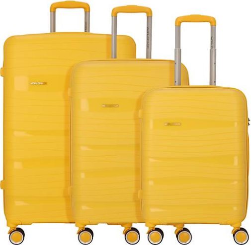 WORLDPACK Miami 4 Rollen Kofferset 3-teilig