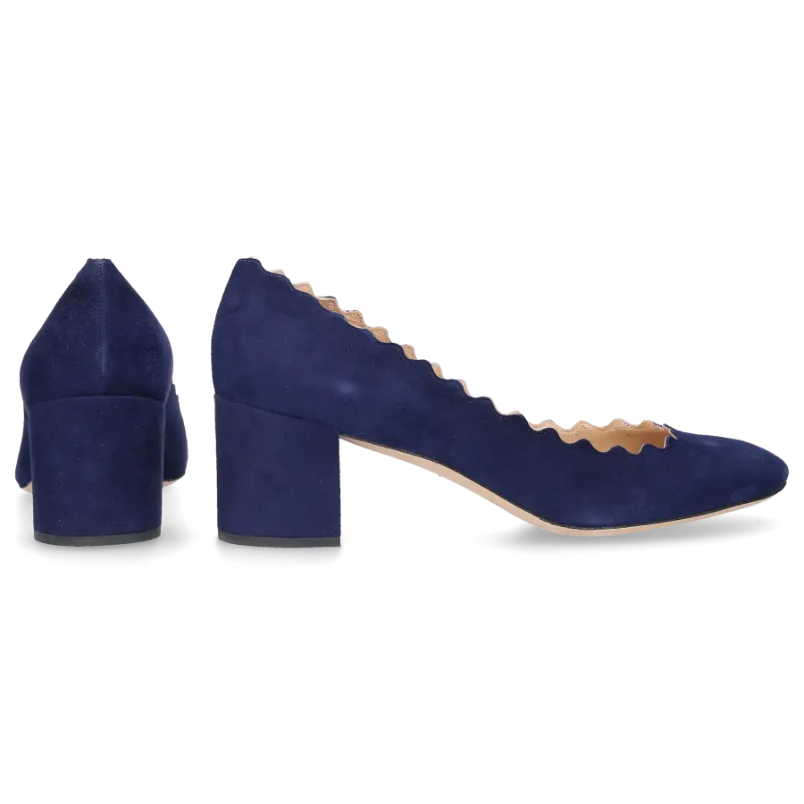 Chloé - Pumps LAUREN Veloursleder - blau