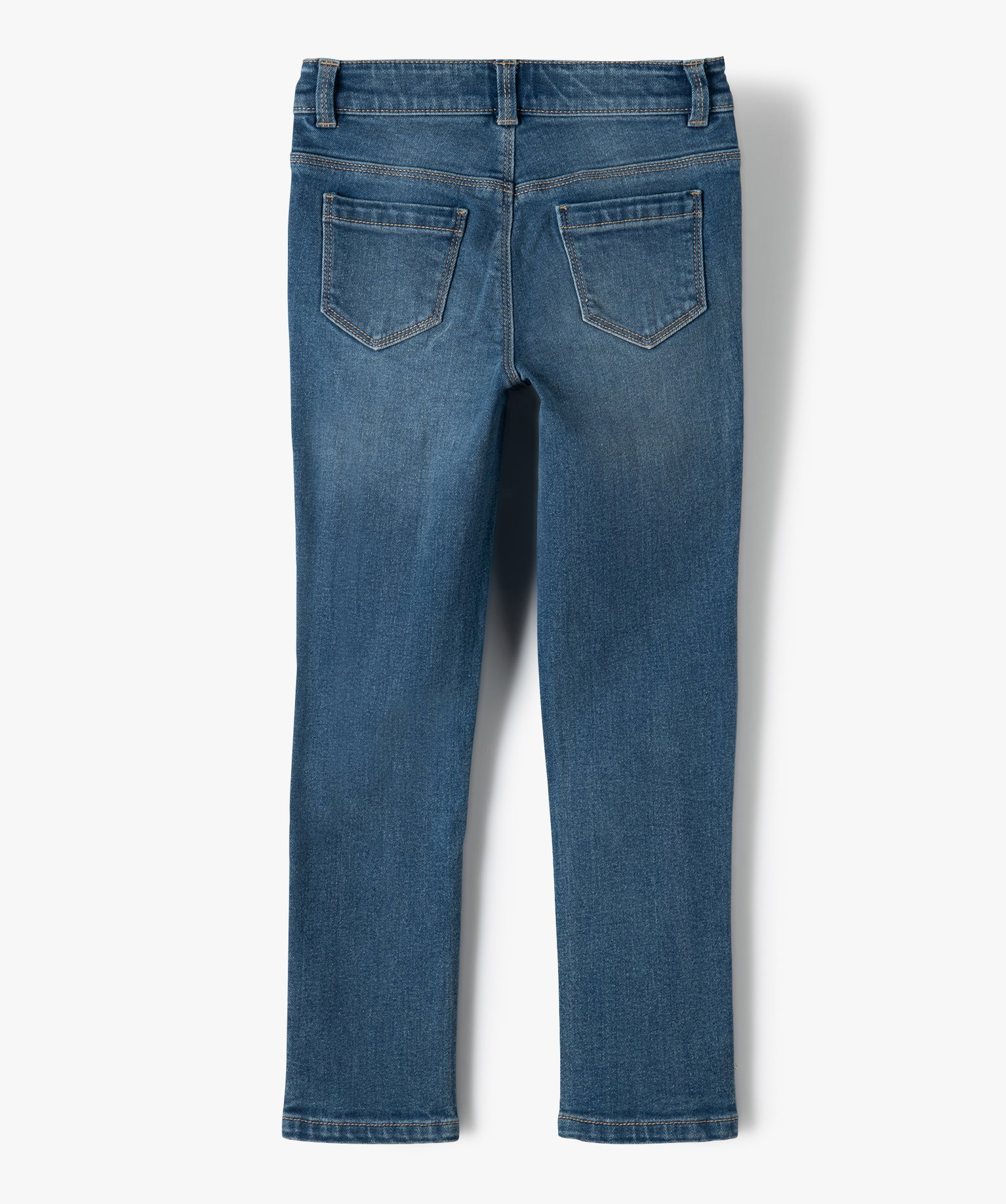 Jean fille coupe Regular extensible stone | GEMO