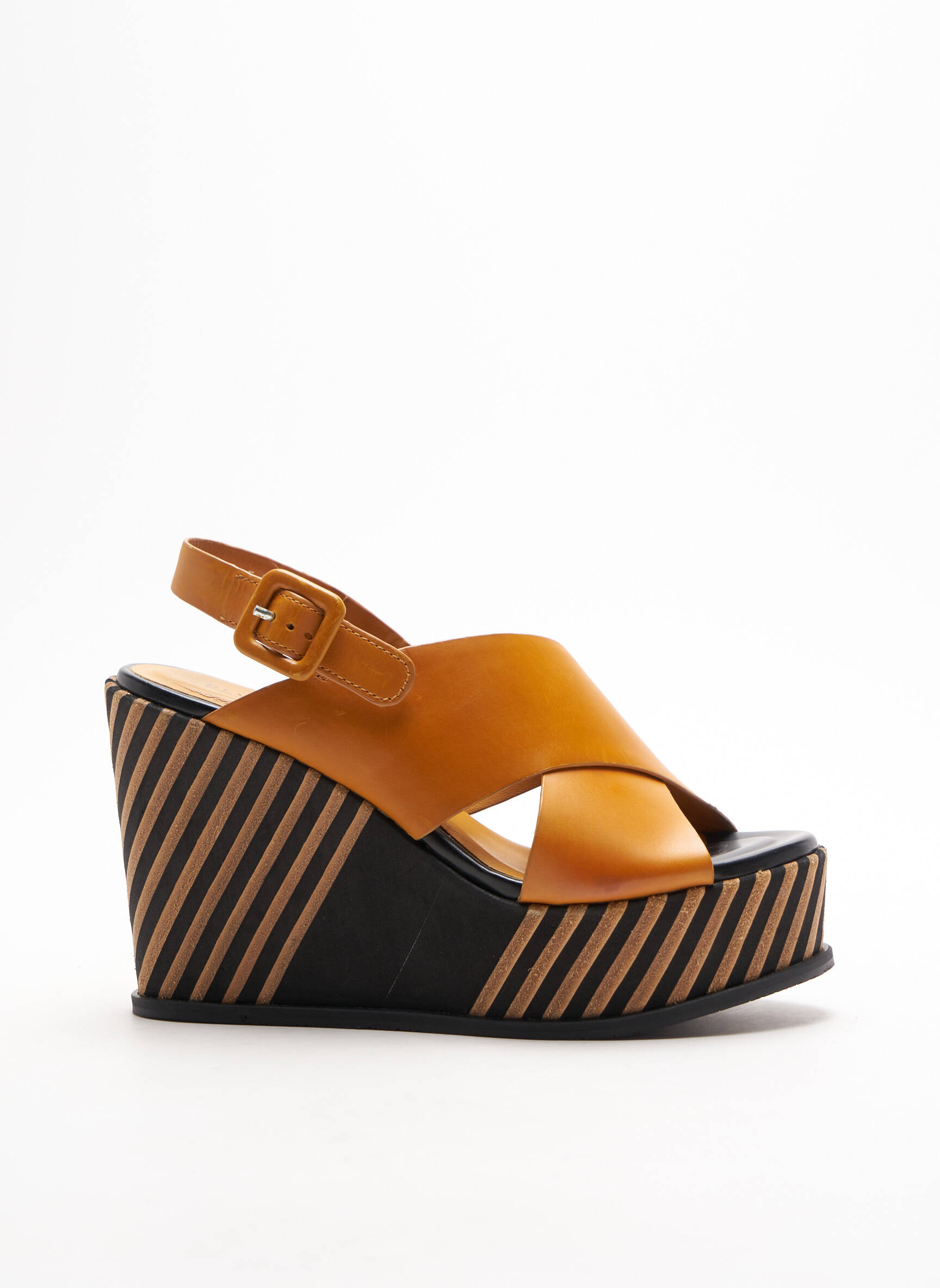Elvio Zanon Sandales Nu Pieds Femme couleur orange
