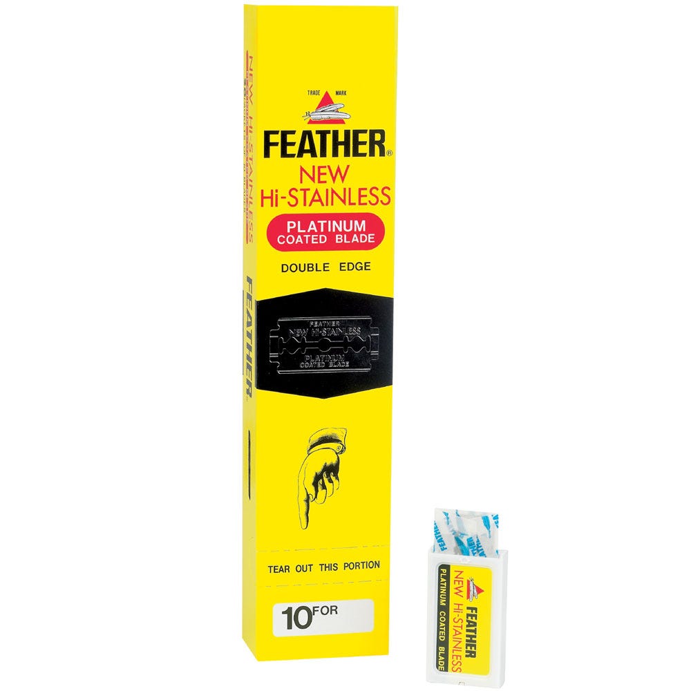 Feather Double Egde blades 10 Stück