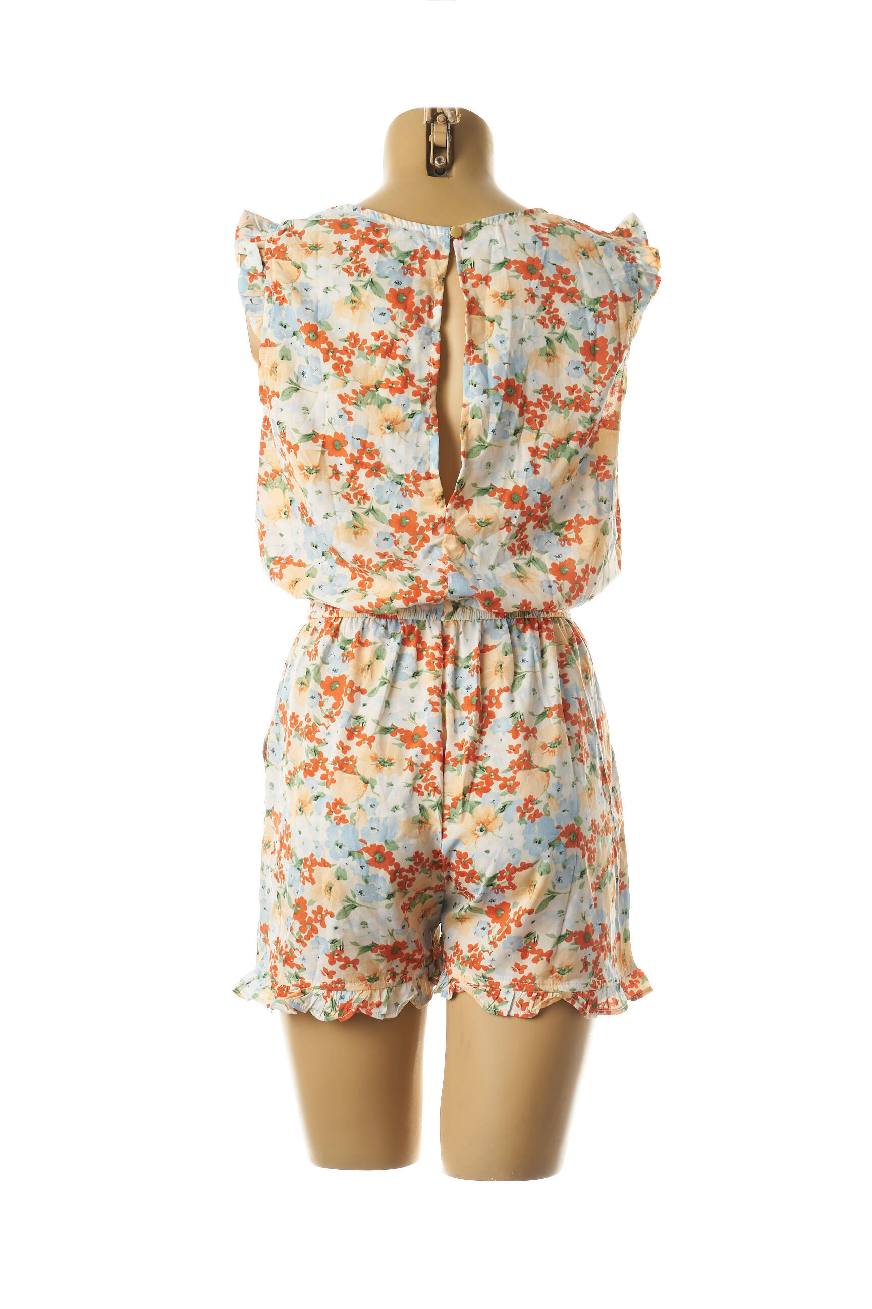 Peace N Love Combi Shorts Femme couleur beige