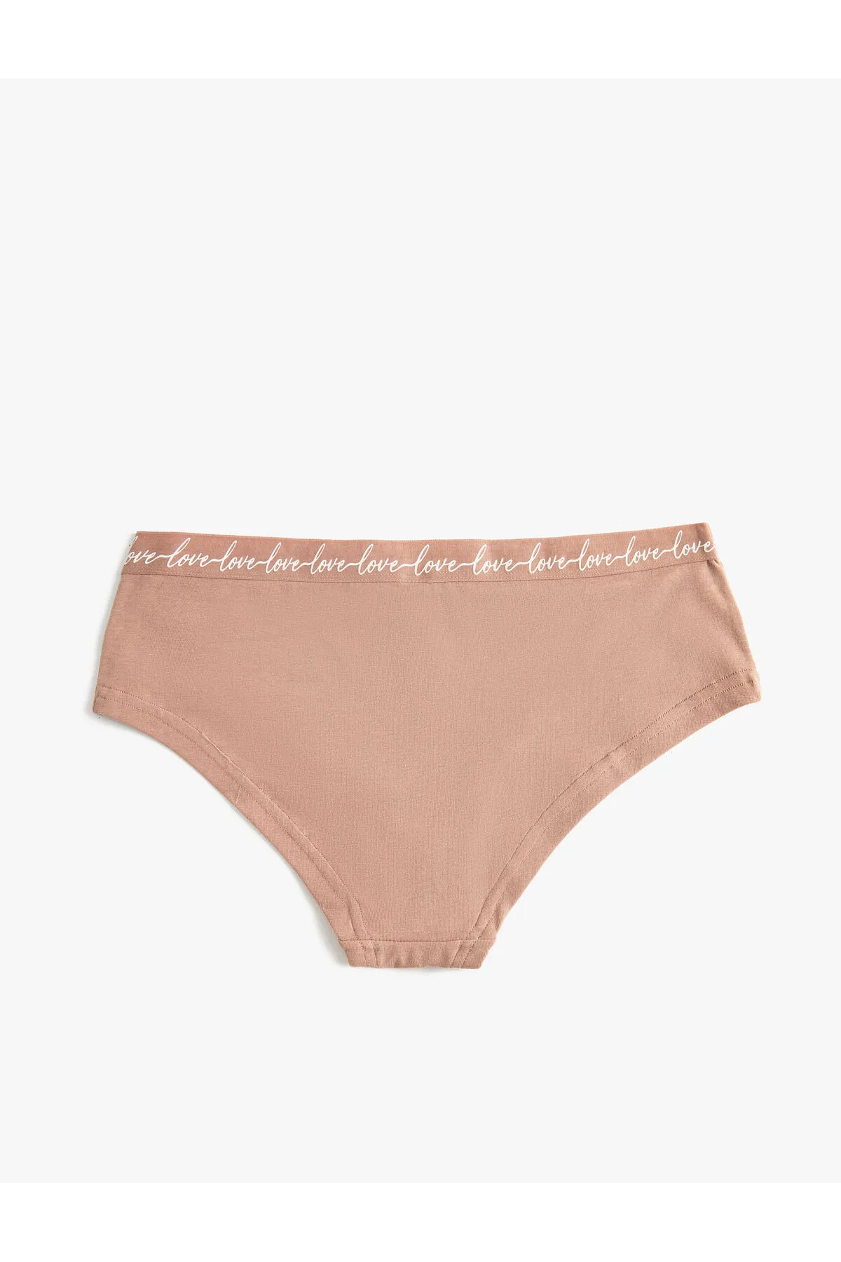 Koton  Hipster-Höschen mit Slogan-Aufdruck und hoher Taille