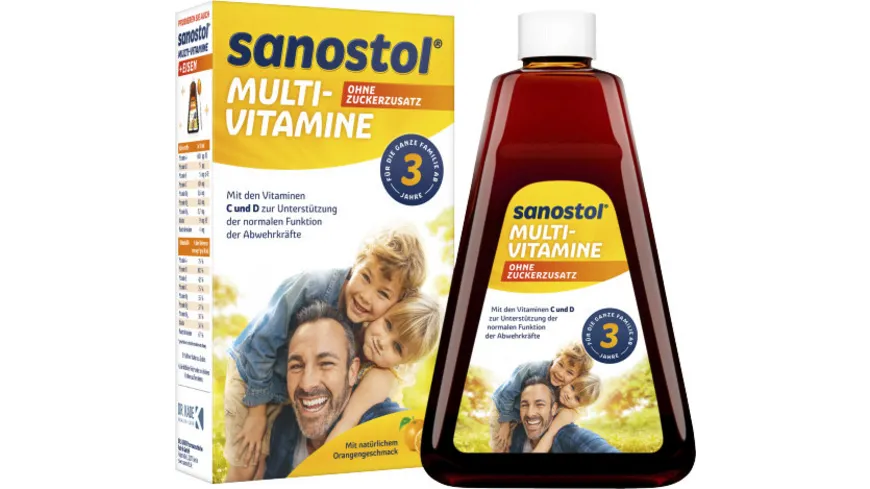 Sanostol Multi-Vitamine ohne Zuckerzusatz 460 ml