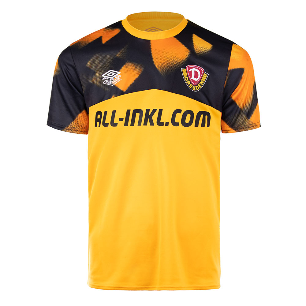 UMBRO Herren Aufwärmshirt Warm Up Jersey gelb