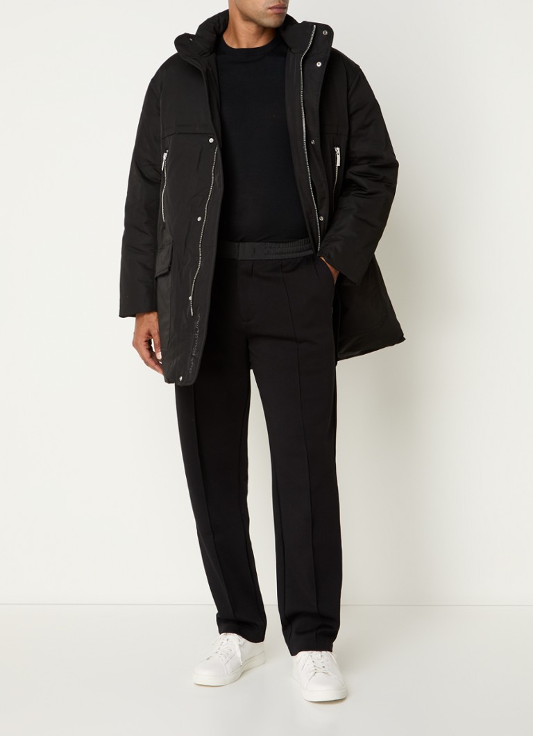 Parka trapuntato Armani Exchange con tasche con zip e patta