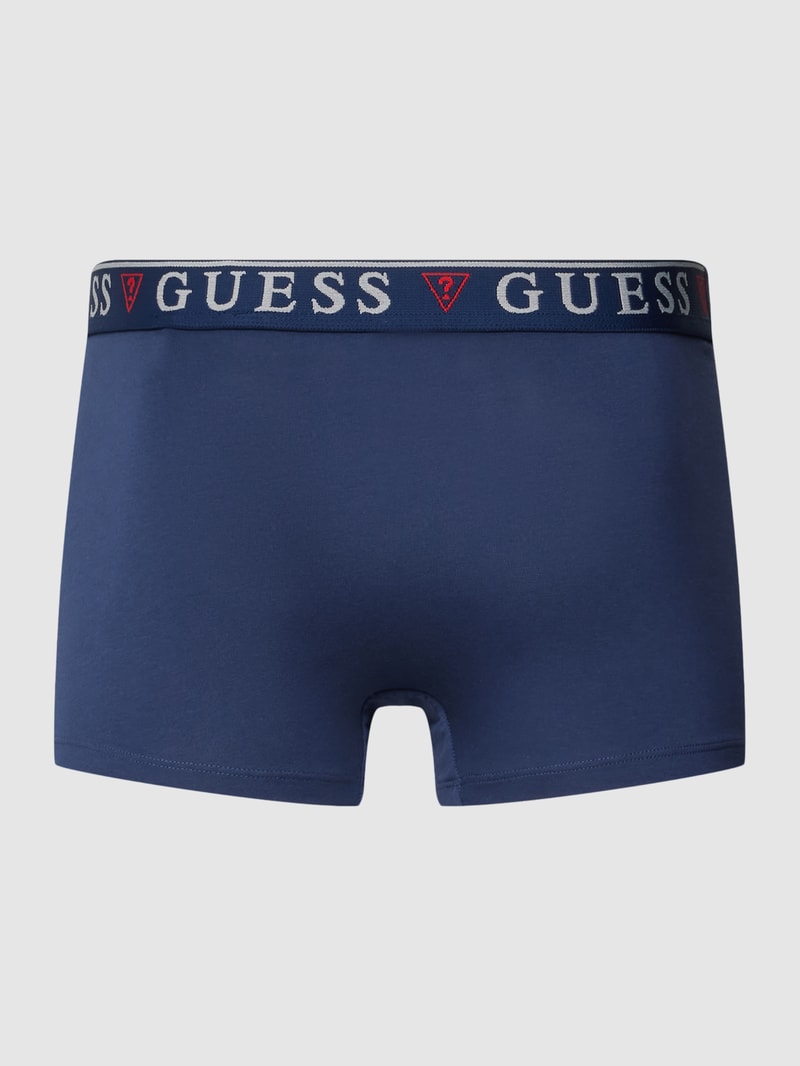 Trunks mit elastischem Bund Modell 'BRIAN HERO' im 3er-Pack in marineblau