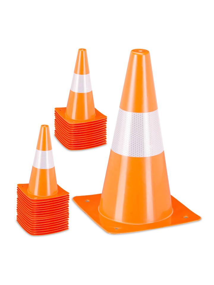 relaxdays 32x Pylonen in Orange günstig kaufen onesize