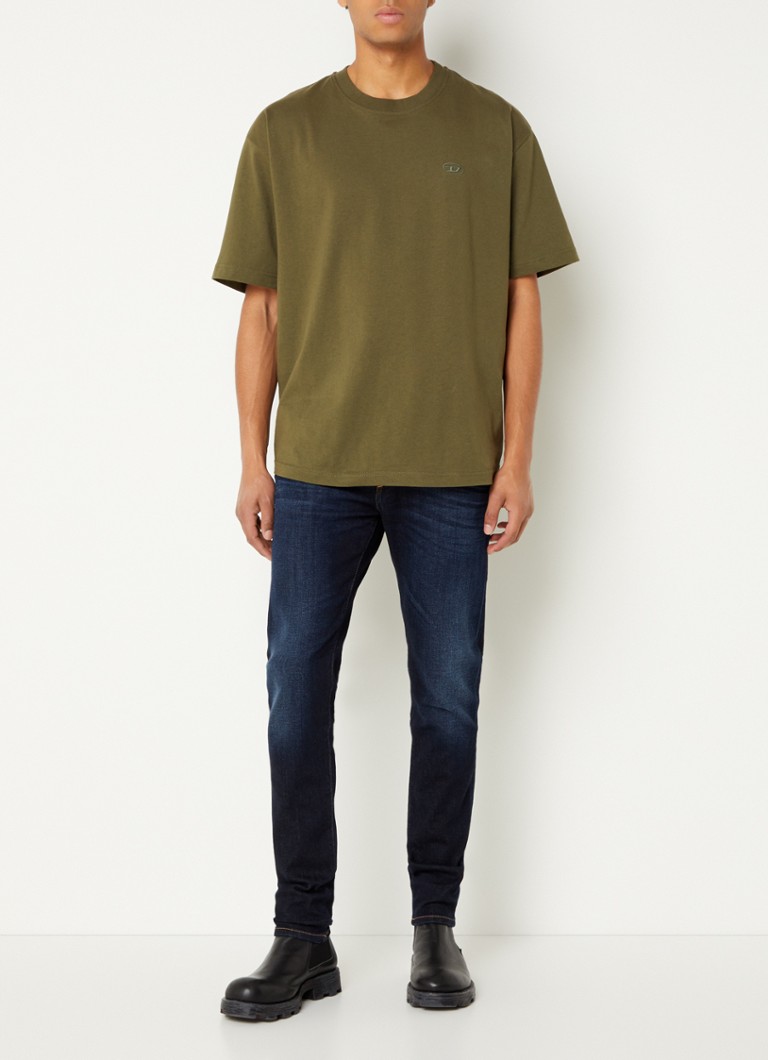 Vaqueros slim fit D-Strukt de Diesel, ciemny sprany