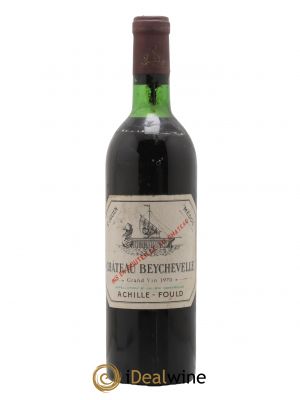 Château Beychevelle 4ème Grand Cru Classé  1970 - Lot de 1 Bouteille