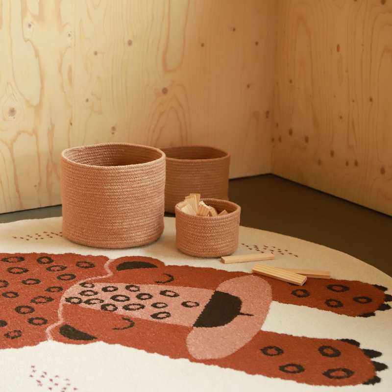 Tapis petit léopard 120x170cm KLEO SIENNA