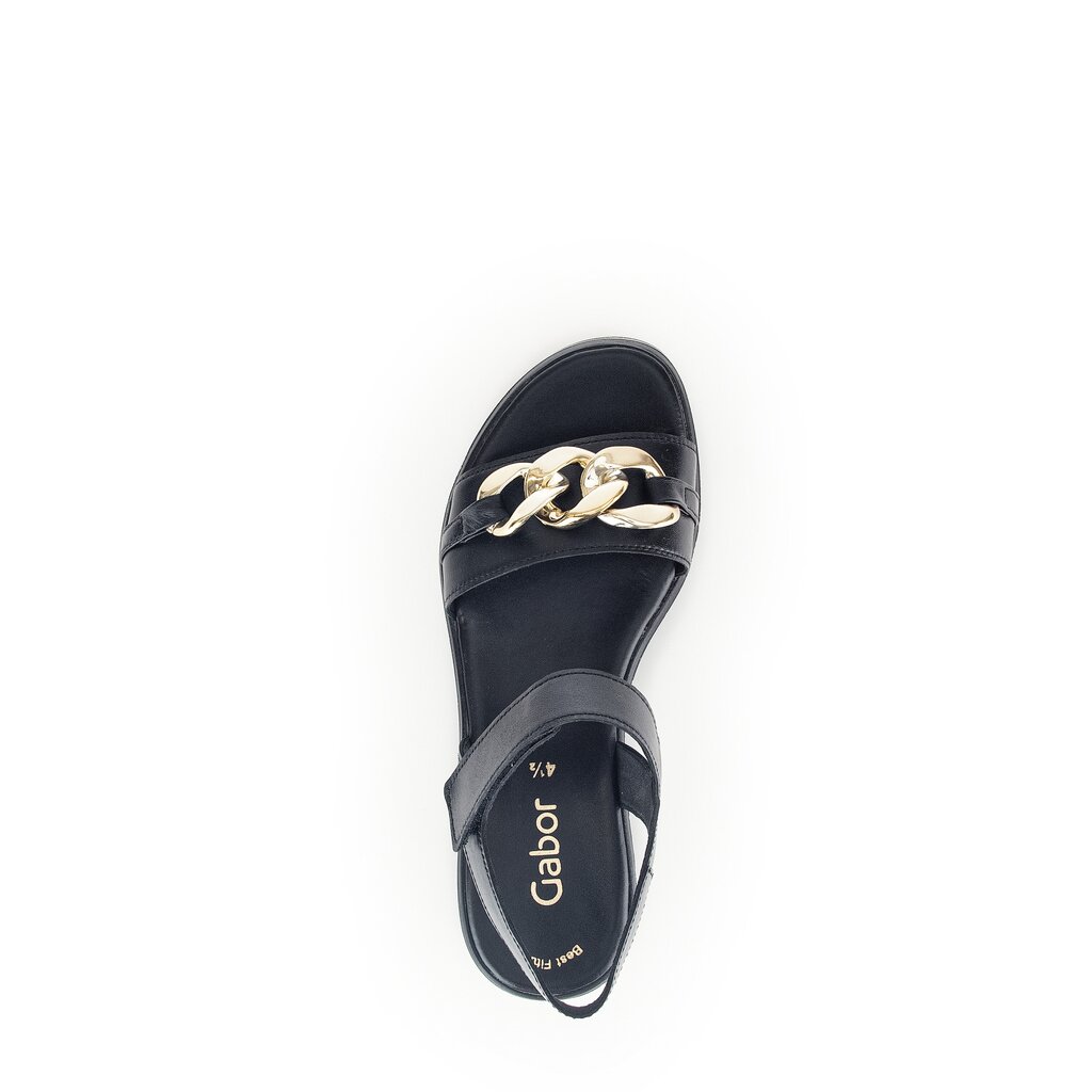 Gabor fashion Plateau Sandale schwarz