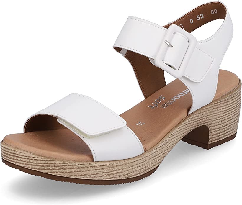 REMONTE Klassische Sandalen weiss