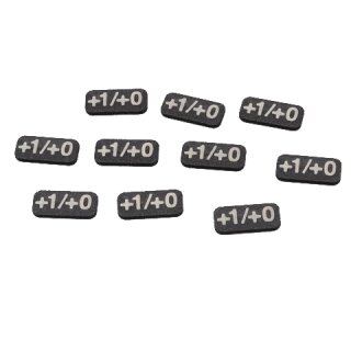 +1/+0 Counter - Black Glitter (10)