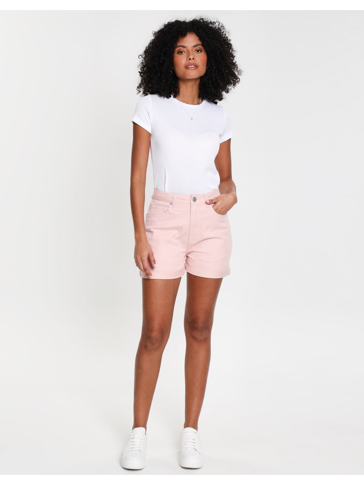 Threadbare Jeansshorts THB Calais Classic in Pink günstig kaufen 44