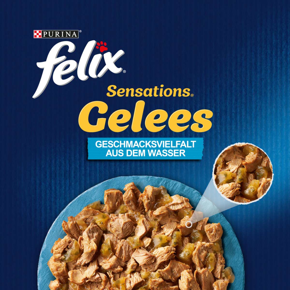 FELIX Sensations Gelees Geschmacksvielfalt aus dem Wasser 24x85g