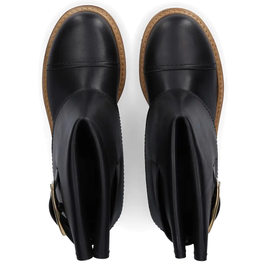 Alexander McQueen - Stiefeletten WHXZ9 Kalbsleder - schwarz