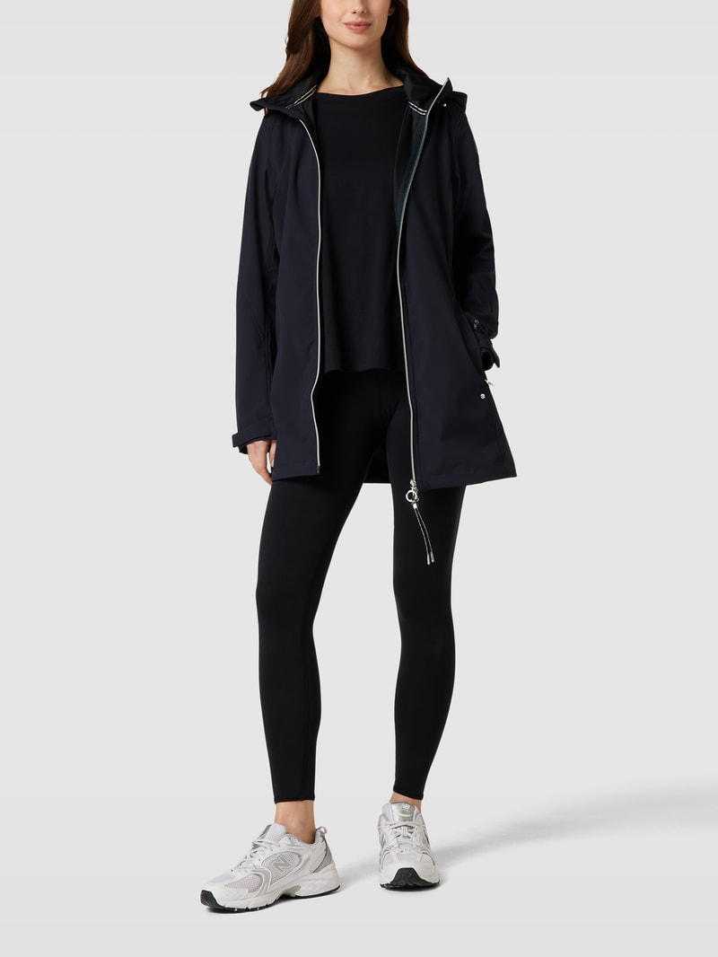 Softshell Jacke mit Reißverschlusstaschen Modell 'ERKKOLA' in marineblau