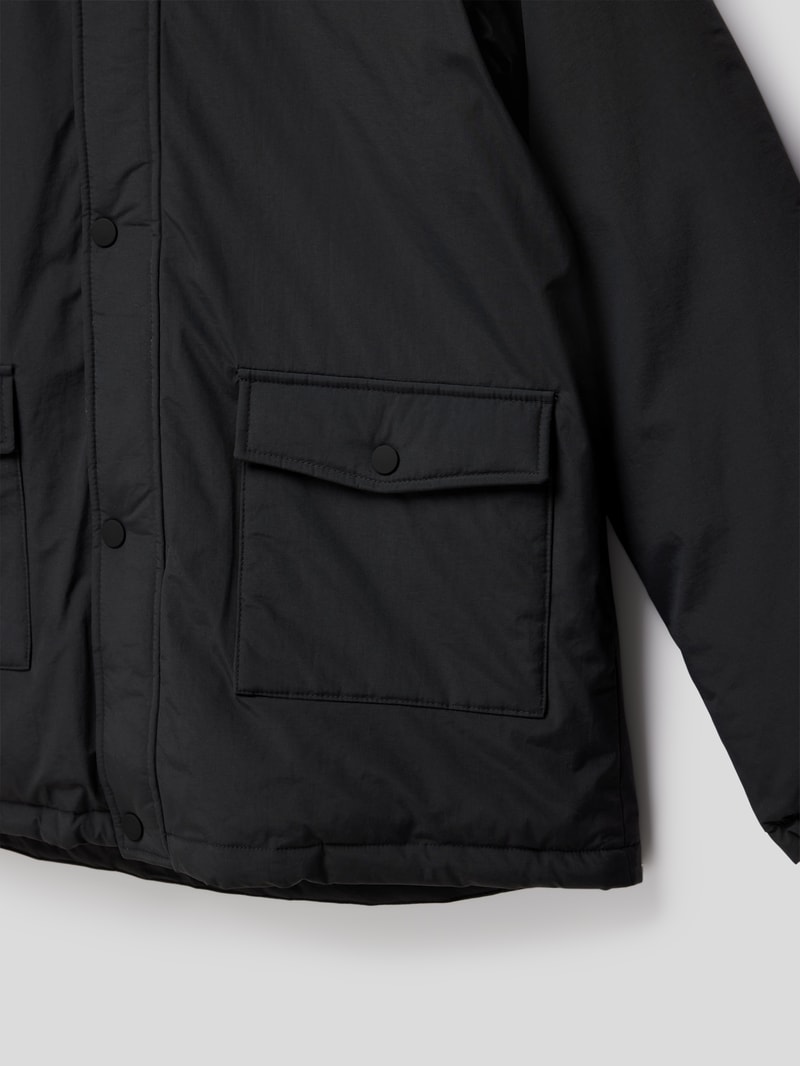 Anorak mit Webpelz-Besatz Modell 'Brad' in graphit