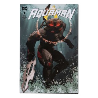 DC Direct Page Punchers Actionfigur & Comic - Black Manta (Aquaman)