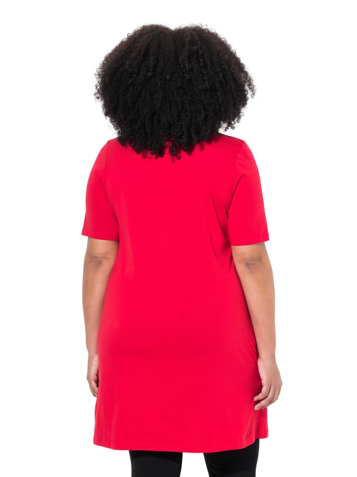Ulla Popken Longshirt in lychee günstig kaufen