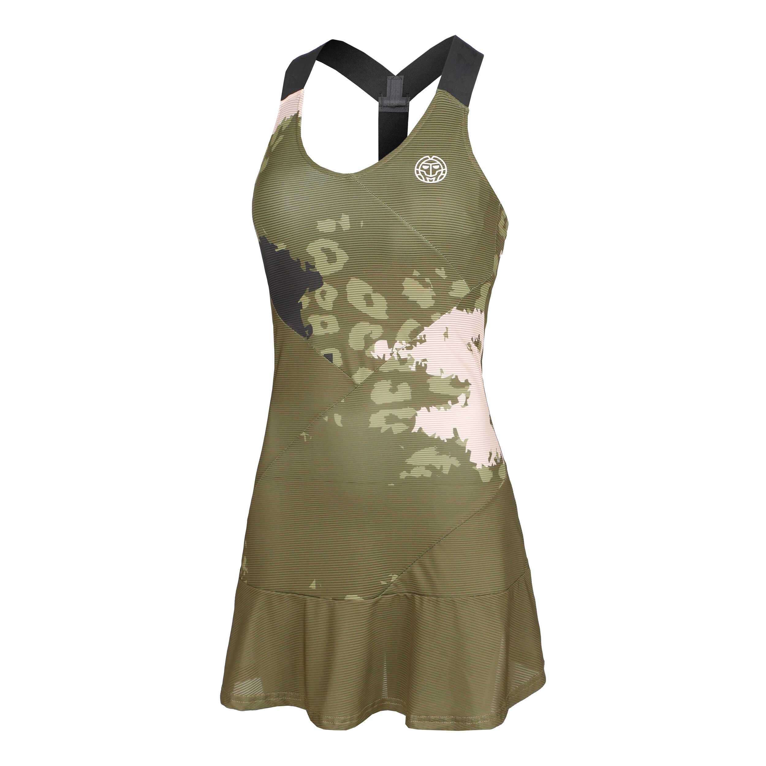 Pure Wild 2in1 Kleid Damen - Oliv, Mehrfarbig