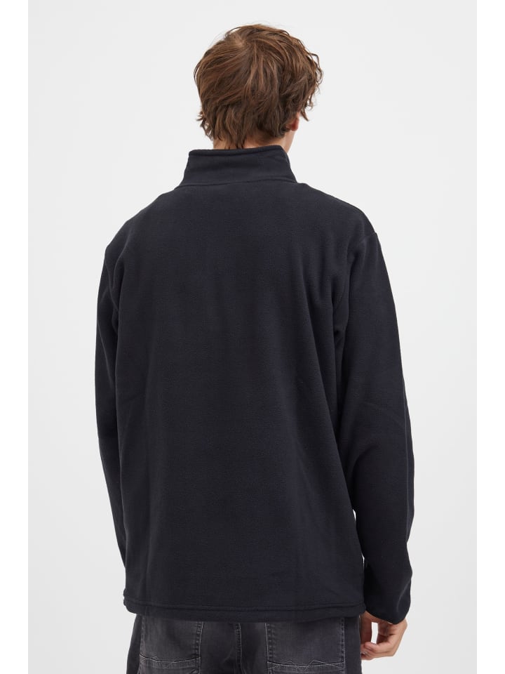 North Bend Troyer NBCotas M 233866MMM Atmungsaktiver Fleecepullover mit Troyer Kragen in Schwarz günstig kaufen