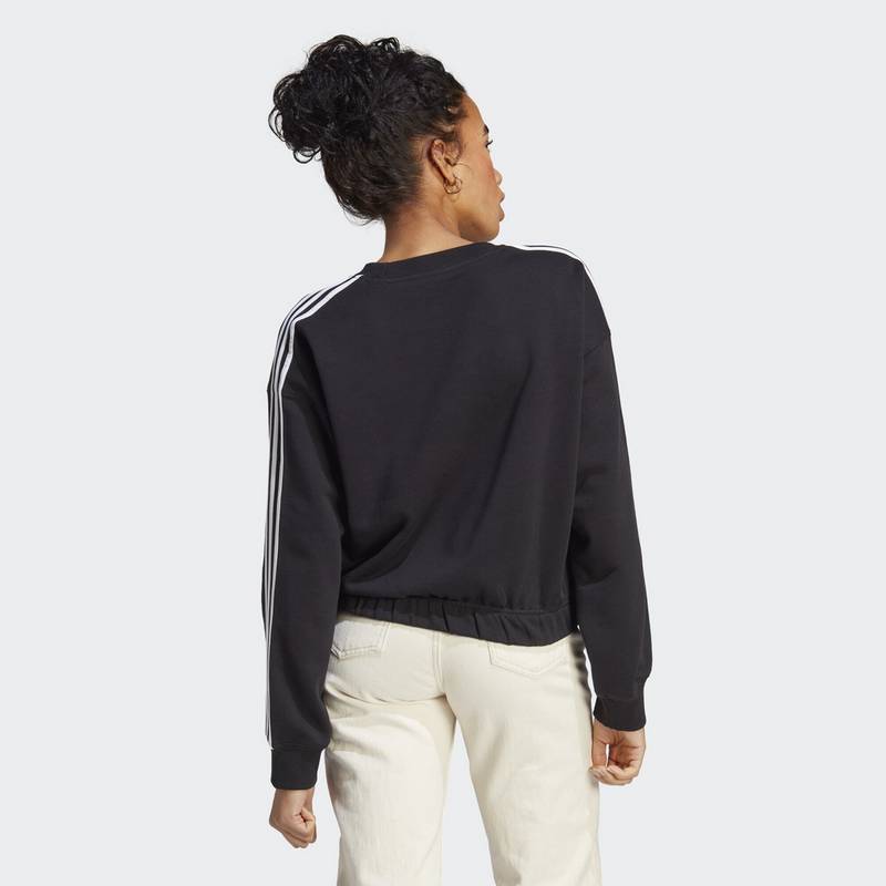 adidas Essentials 3-Streifen Crop Sweatshirt Sweatshirt Damen