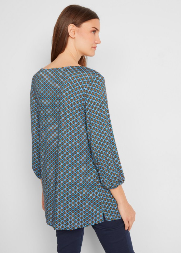Shirt mit 3/4 Arm mit LENZING™ ECOVERO™, A-Form