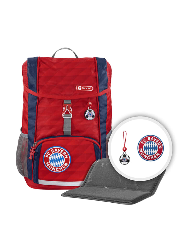 Step by Step 3tlg. Rucksack-Set KID in FC Bayern, Mia san Mia günstig kaufen onesize