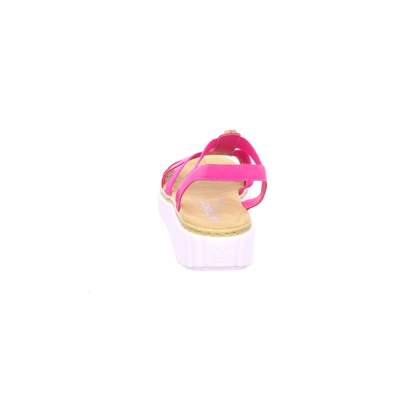 RIEKER Klassische Sandalen lila/pink