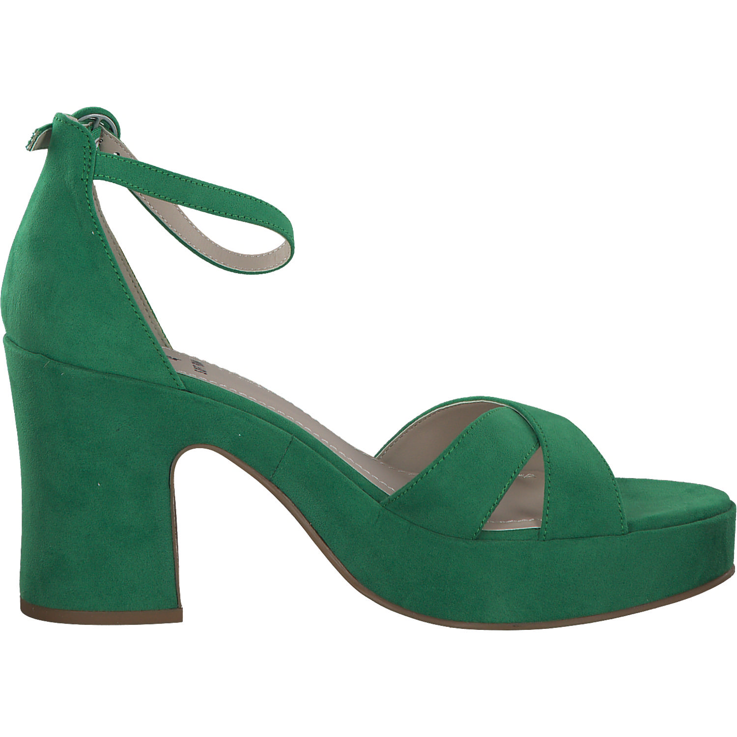 s. Oliver 28318, Plateau-Sandaletten, Damen, GREEN