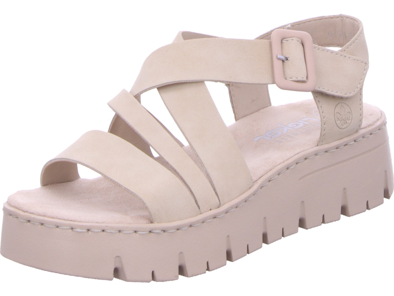 RIEKER Klassische Sandalen beige