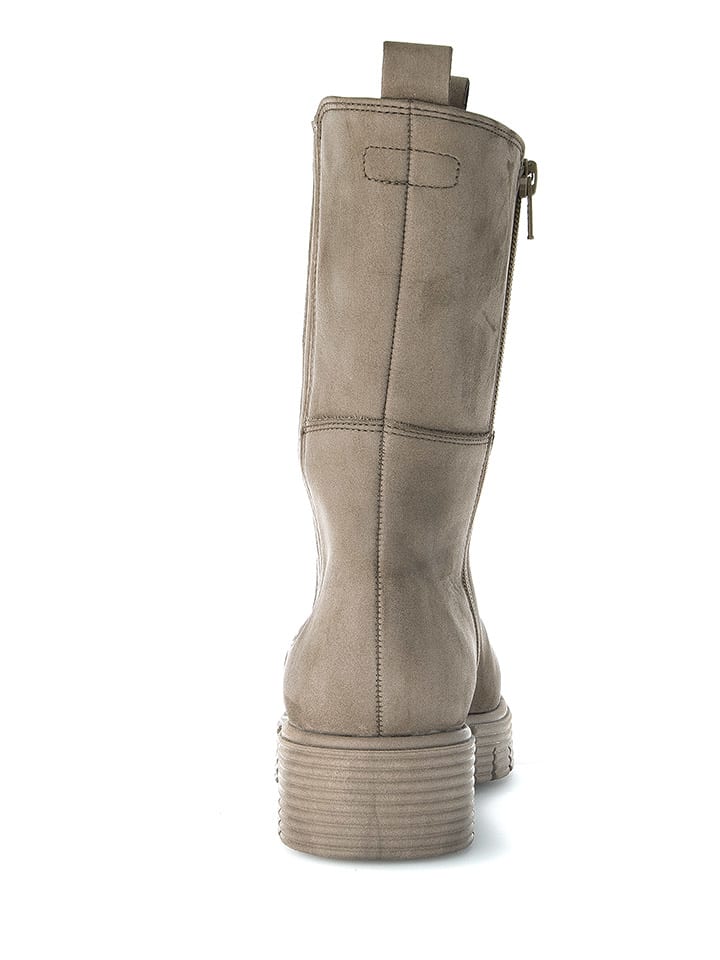 Gabor Leder-Stiefeletten in Beige günstig kaufen