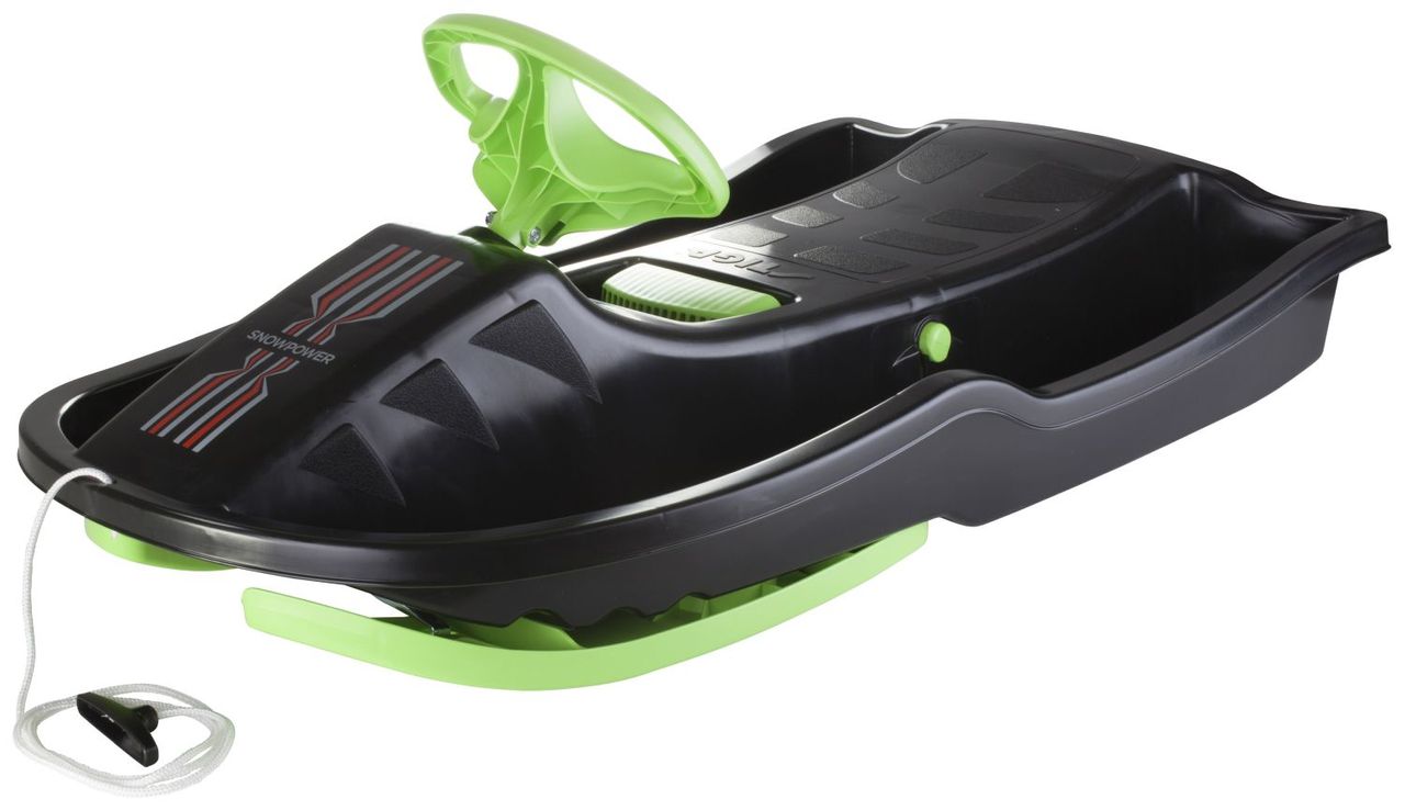 STIGA Snow Power Schlitten Black/Green