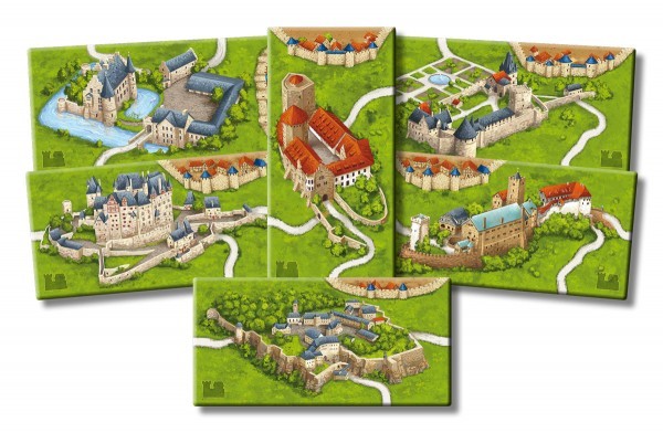 Carcassonne 3.0: Burgen in Deutschland (Mini-Erw.)