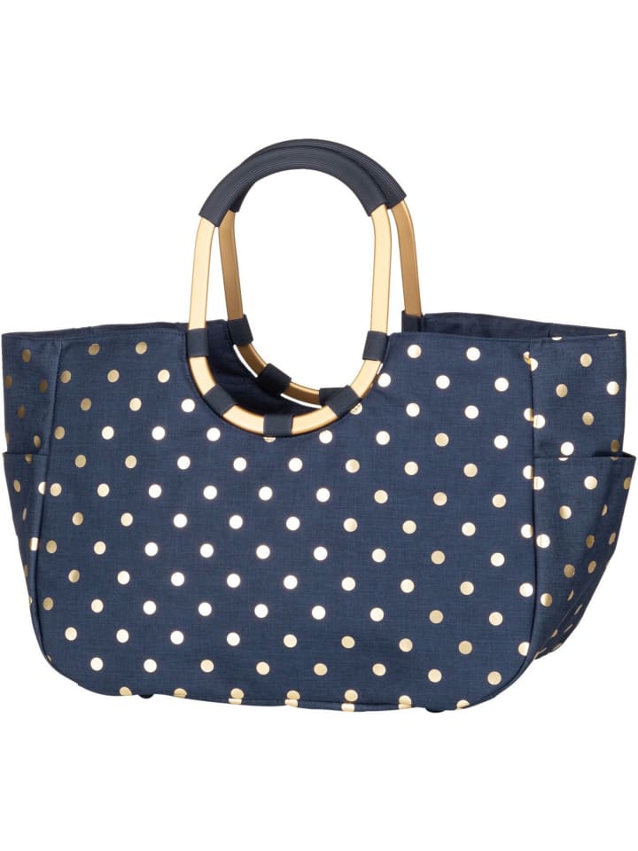 Reisenthel Einkaufstasche loopshopper L in Metallic Dots Blue günstig kaufen onesize
