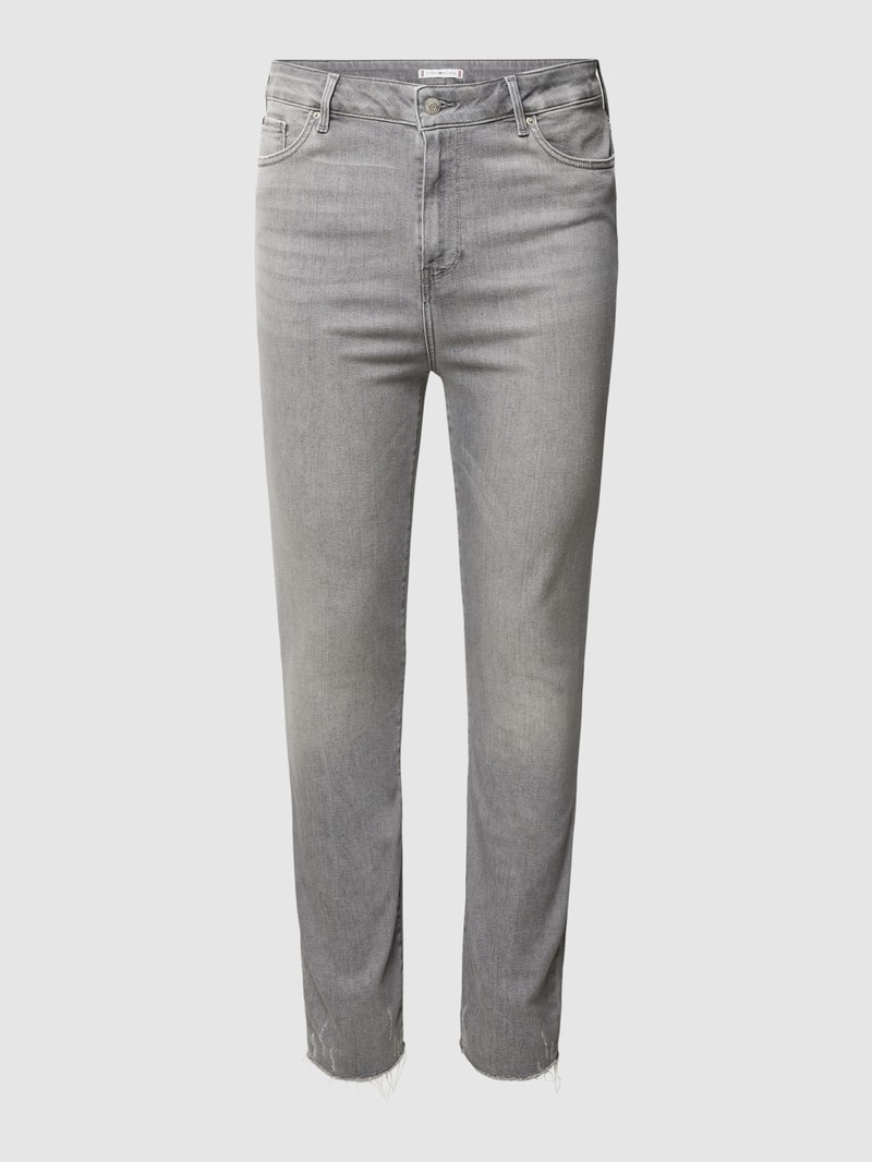 PLUS SIZE Skinny Fit Jeans im 5-Pocket-Design Modell 'HARLEM' in jeans