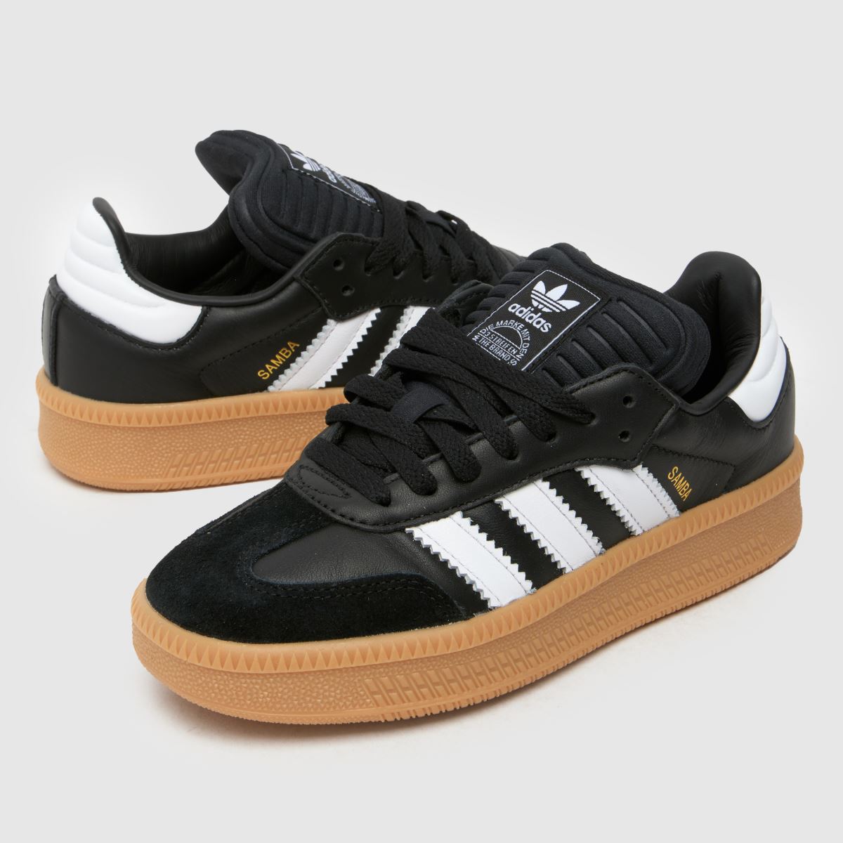 adidas fekete-fehér Samba XLG gyerek edzőcipők