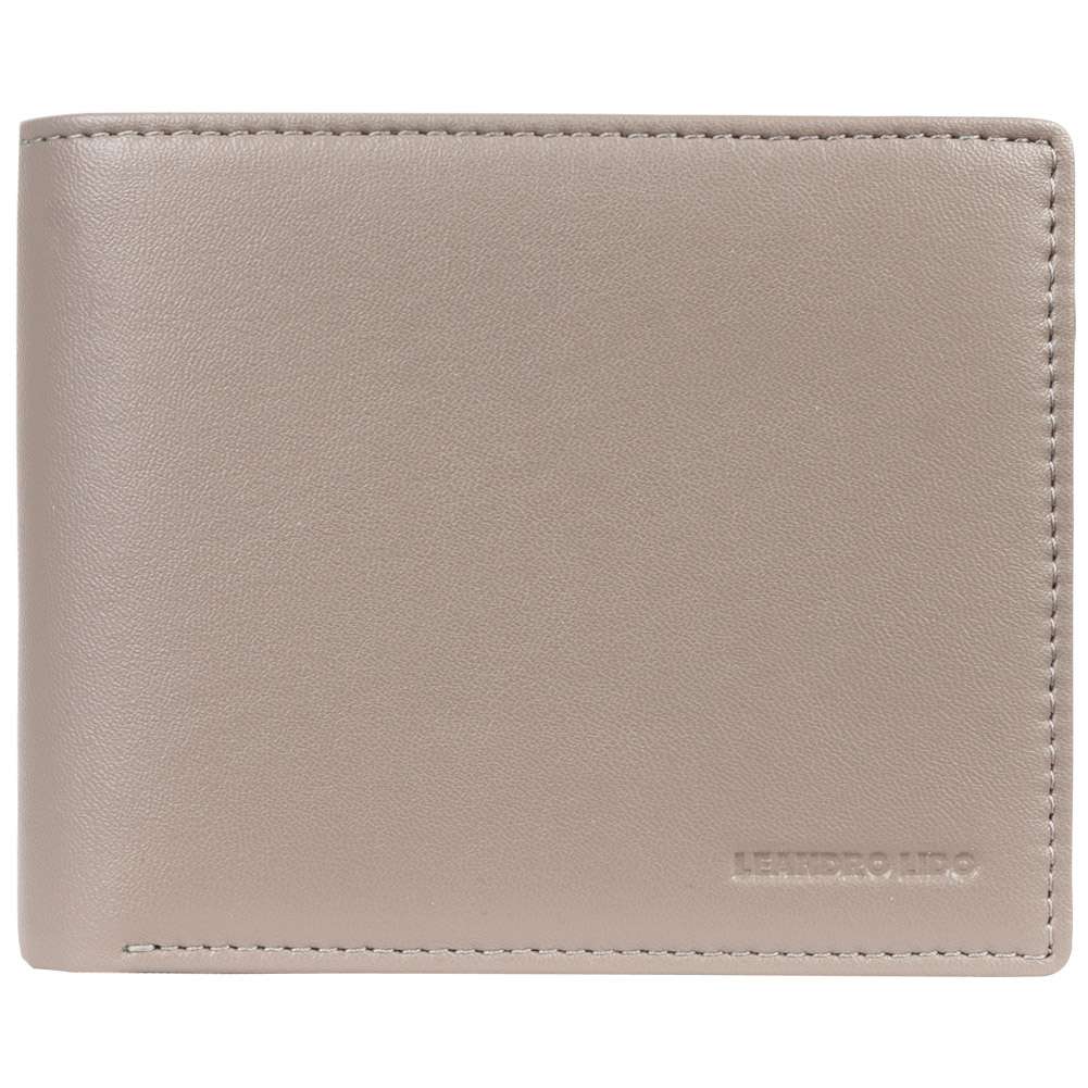 LEANDRO LIDO Classic Brieftasche grau