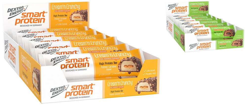 Dextro Energy Smart Protein Cream'n Crunchy 12x45g kaufen | Bike-Discount