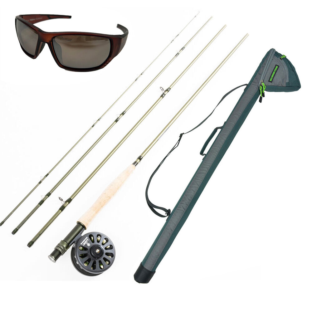 Liberty Kit 9' Silk 4er/5er-Pack + Schutzhülle + polarisierte Sonnenbrille